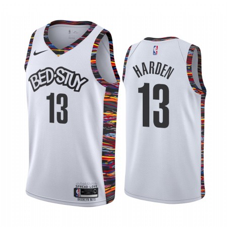 NBA Mænd Trøje Brooklyn Nets James Harden 13 Nike 2019-2020 City Edition Swingman NBA Mænd Trøje Brooklyn Nets James Harden 13 Nike 2019-2020 City Edition Swingman